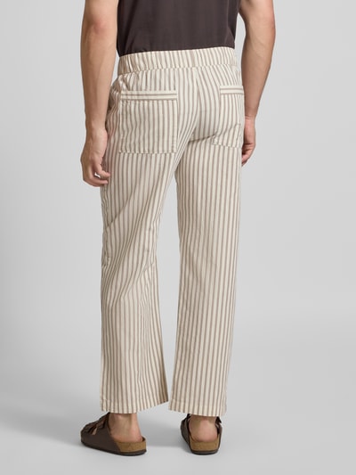 JAKE*S STUDIO MEN Sweatpants mit elastischem Bund Mittelbraun 5