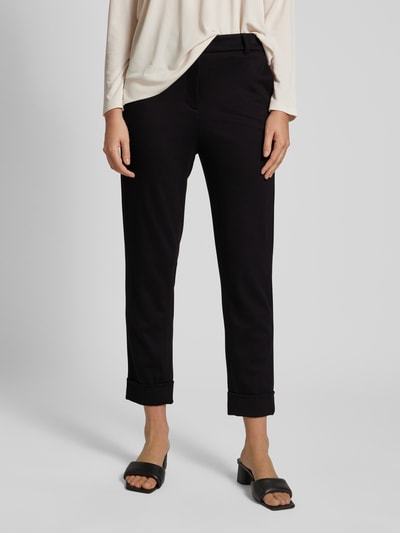 Christian Berg Woman Regular fit chino met ceintuurlussen Zwart - 4