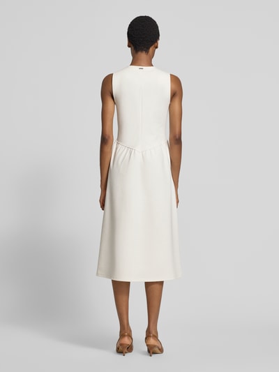 Calvin Klein Womenswear Sukienka casualowa z szwem w talii Złamany biały 5