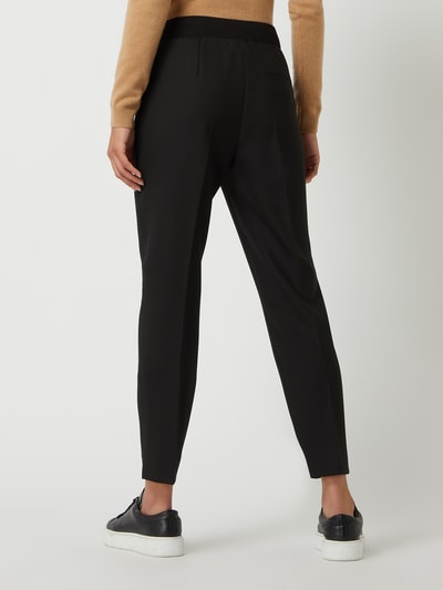 s.Oliver BLACK LABEL Stoffen broek van viscosemix  Zwart - 5