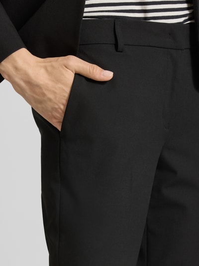 Christian Berg Woman Selection Slim fit stoffen broek met persplooien Zwart - 3