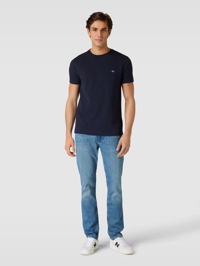 Tommy Hilfiger Slim fit jeans met knoopsluiting, model 'DENTON' Blauw - 1