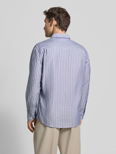 Christian Berg Men Koszula casualowa o kroju regular fit z kołnierzykiem typu button down Granatowy 5