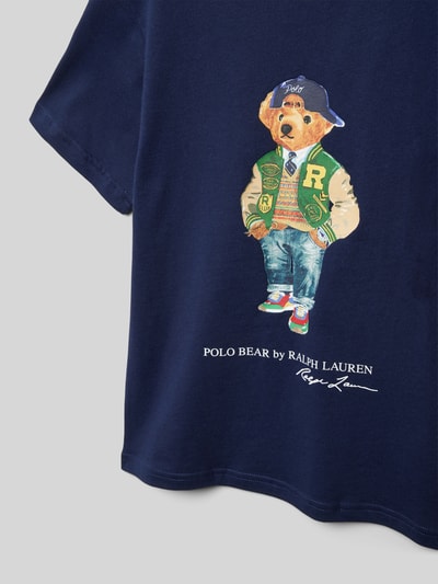 Polo Ralph Lauren Teens T-shirt z nadrukowanym motywem Granatowy 2