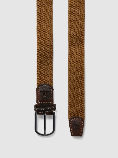 Billybelt Riem in gevlochten look Leem - 3