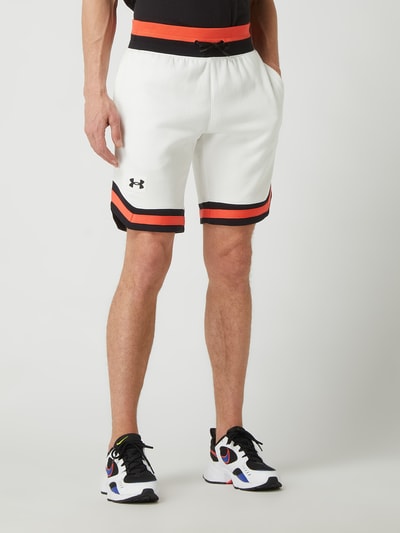 Under Armour Loose fit sweatshorts van katoenmix  Offwhite - 4