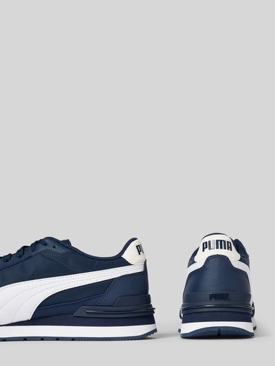 Puma Sneaker mit Label-Print Modell 'Runner' Marine 2