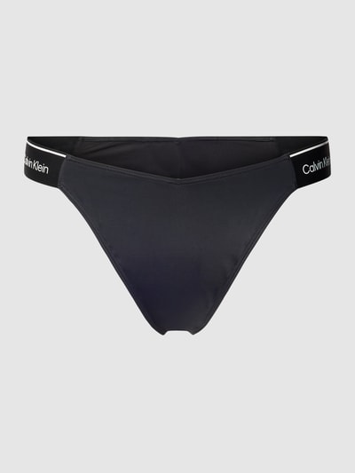 Calvin Klein Underwear Figi bikini z elastycznym paskiem z logo Czarny 1