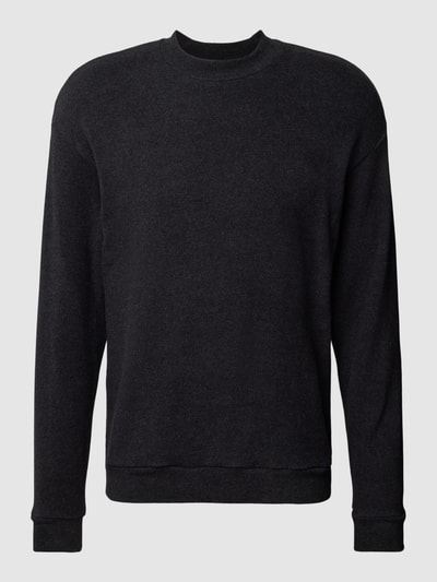 Calida Sweatshirt mit Turtleneck Modell 'Remix Lounge Time off' Anthrazit Melange 2