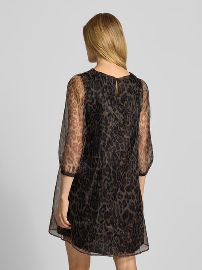 Christian Berg Woman Selection Sukienka o długości do kolan z rękawem o dł. 3/4 Beżowy 5