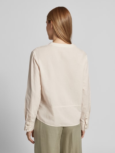 OPUS Regular Fit Bluse mit V-Ausschnitt Modell 'Feleen' Beige 5