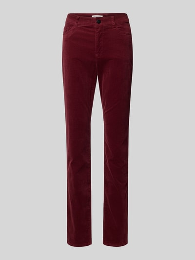 Christian Berg Woman Stoffen broek met 5-pocketmodel Donkerrood - 2