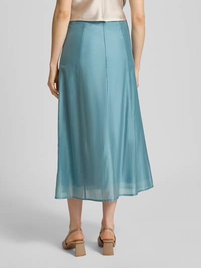 Calvin Klein Womenswear Ausgestellter Midi-Rock aus Lyocell-Mix Helltuerkis 5