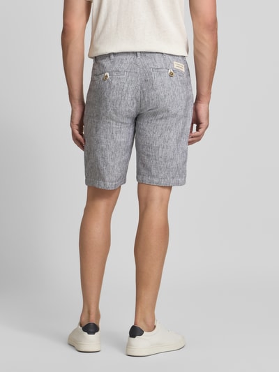 Colours & Sons Regular Fit Leinenshorts mit Gesäßtaschen Dunkelgrau 5