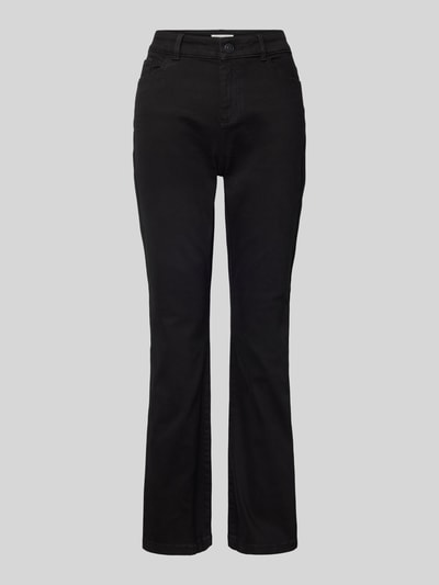 Christian Berg Woman Regular Fit Schlaghose im 5-Pocket-Design Black 2