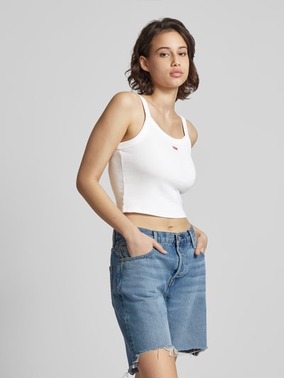 Levi's® Top z nadrukiem z logo model ‘ESSENTIAL SPORTY’ Biały 4