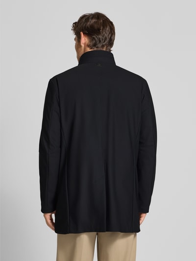Strellson Regular fit lange jas met uitneembare binnenkraag, model 'FINALLY FLEX' Zwart - 5