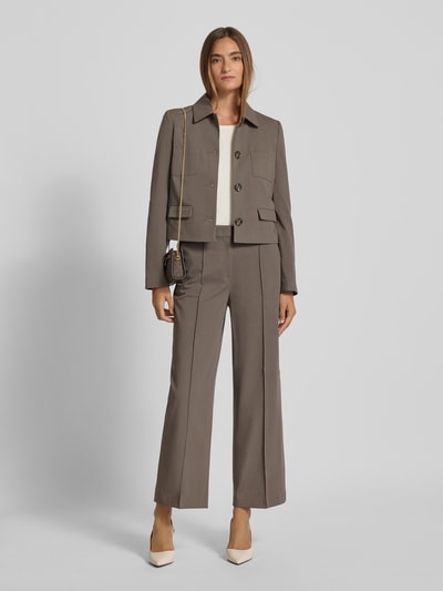 Christian Berg Woman Selection Regular Fit Blazer mit Viskose-Anteil und Umlegekragen Dunkelbraun 1