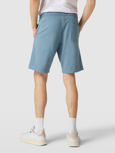 Marc O'Polo Sweatshorts mit Label-Stitching Blau 5