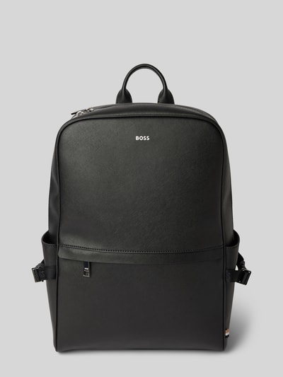 BOSS Rucksack mit Label-Print Modell 'Zair' Black 2