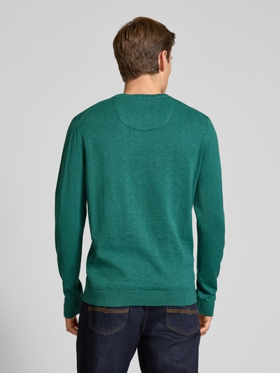 Tom Tailor Regular fit pullover van puur katoen Smaragdgroen - 5