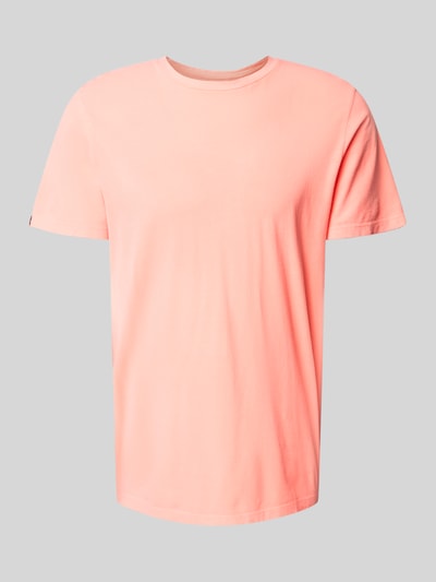 Superdry T-shirt met labeldetail Koraal - 2