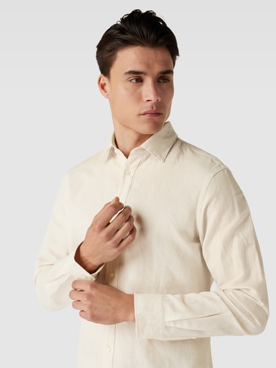 Aro Lora Leinenhemd Herren - Kurzarm Freizeithemd Mit Knopfleiste