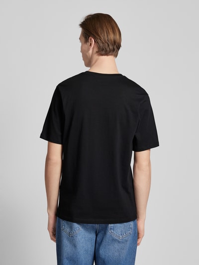 Jack & Jones T-Shirt mit Label-Print Modell 'CORP' Black 5