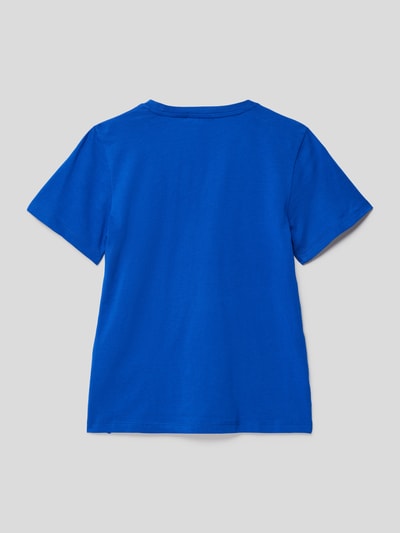 Calvin Klein Jeans T-Shirt mit Label-Print Modell 'LINED MONOGRAM T-SHIRT' Royal 3