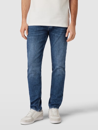 Emporio Armani Regular fit jeans in 5-pocketmodel Blauw - 4