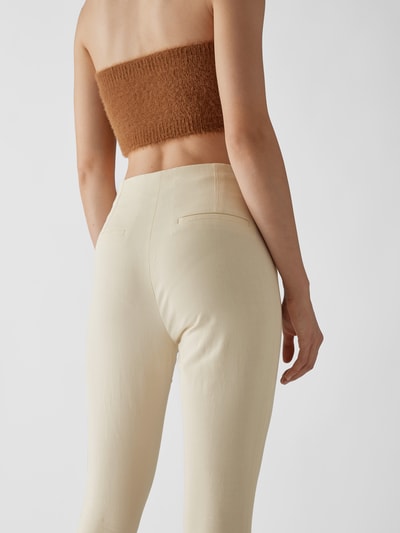 Jacquemus Hose mit Ziernähten Weiss 6