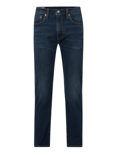 Levi's® Regular Tapered Fit Jeans mit Stretch-Anteil Modell '502' Dunkelblau 1