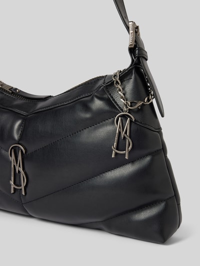 Steve Madden Handtasche mit Steppnähten Modell 'GAL' Black 3