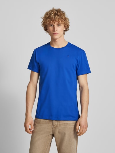 G-Star Raw T-Shirt mit Label-Stitching Royal 4