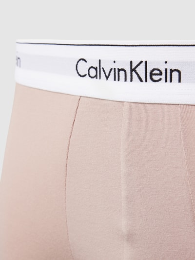 Calvin Klein Underwear Trunks mit elastischem Logo-Bund im 3er-Pack Bordeaux 2