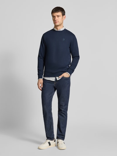 Scotch & Soda Sweatshirt mit gerippten Abschlüssen Marine 1