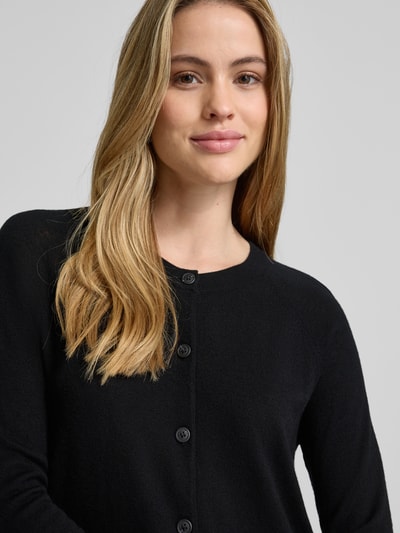 Christian Berg Woman Selection Kurtka z dzianiny z wełny z okrągłym dekoltem Czarny 3