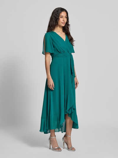 Christian Berg Cocktail Cocktailkleid in Wickel-Optik Grass Mel 1