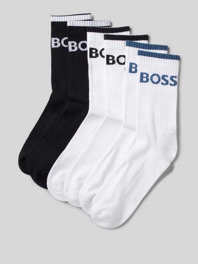 BOSS Socken mit Label-Detail im 6er-Pack Weiss 1