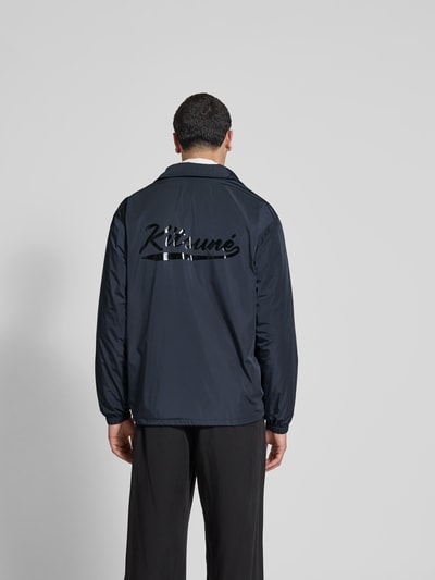MAISON KITSUNÉ Trainingsjacke mit Druckknopfleiste Dunkelgrau 5