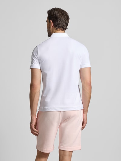 Lacoste Regular Fit Poloshirt aus Baumwoll-Mix Weiss 5
