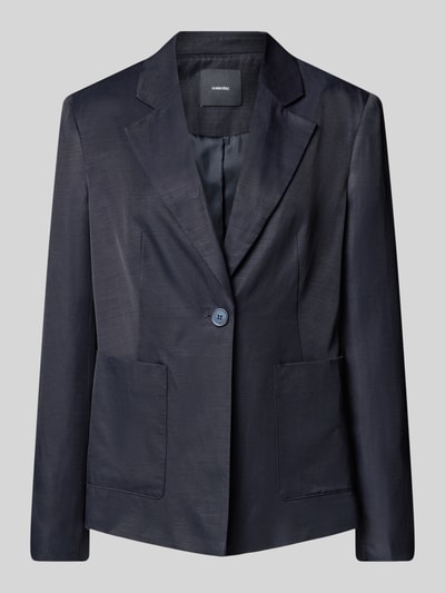 Someday Blazer met reverskraag, model 'Noraja' Marineblauw - 2