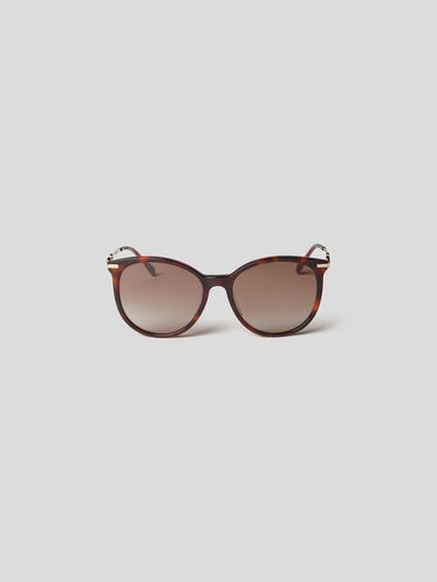 Gucci Unisex Sonnenbrille mit Brand-Details Dunkelbraun 2