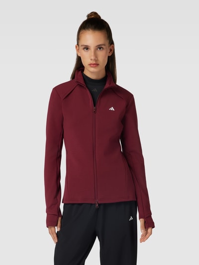 Adidas Training Sweatjack met labeldetails, model 'TRUEMOVE' Mauve - 4