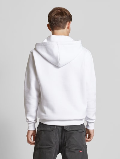 Alpha Industries Hoodie mit Label-Print Weiss 5