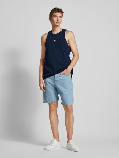 Tommy Jeans Tanktop met labelbadge Donkerblauw - 1