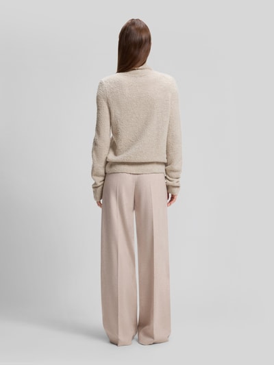 BOSS Relaxed Fit Turtleneck-Pullover aus Schurwoll-Kaschmir-Mix Modell 'Febisana' Offwhite 5