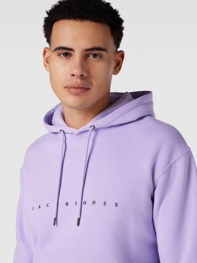 Jack & Jones Hoodie met ribboorden Lila - 3