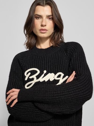 Anine Bing Sweatshirt mit Label-Detail Black 3