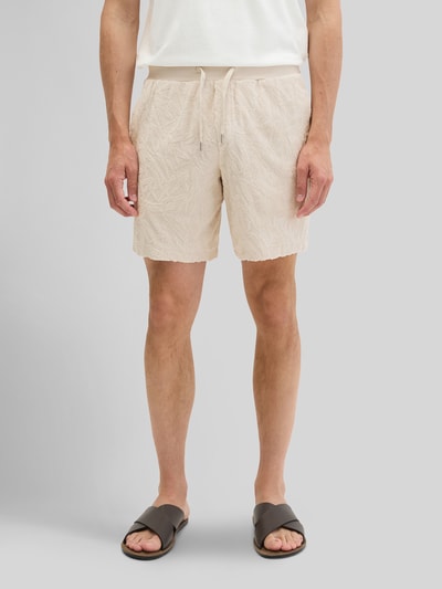 Marc O'Polo Regular Fit Sweatshorts aus reiner Baumwolle Ecru 4